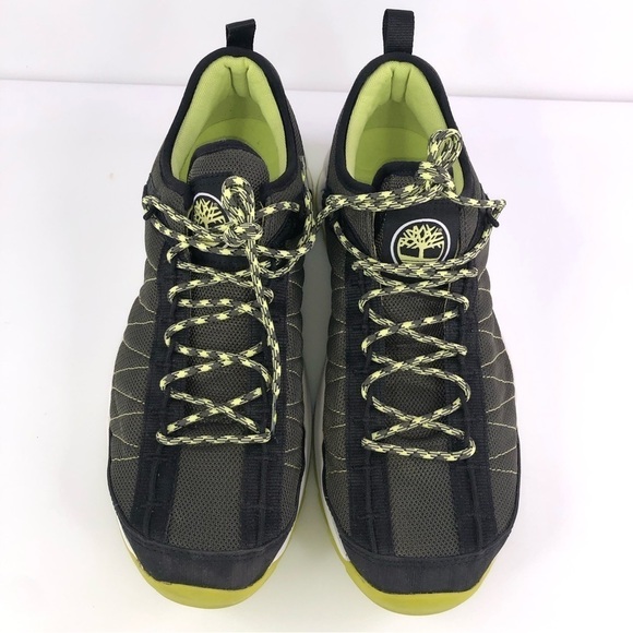 Timberland Mens Solar Wave Low Med Sneakers Dark Green Mesh 0A2AYS New Size 11 - Picture 8 of 9